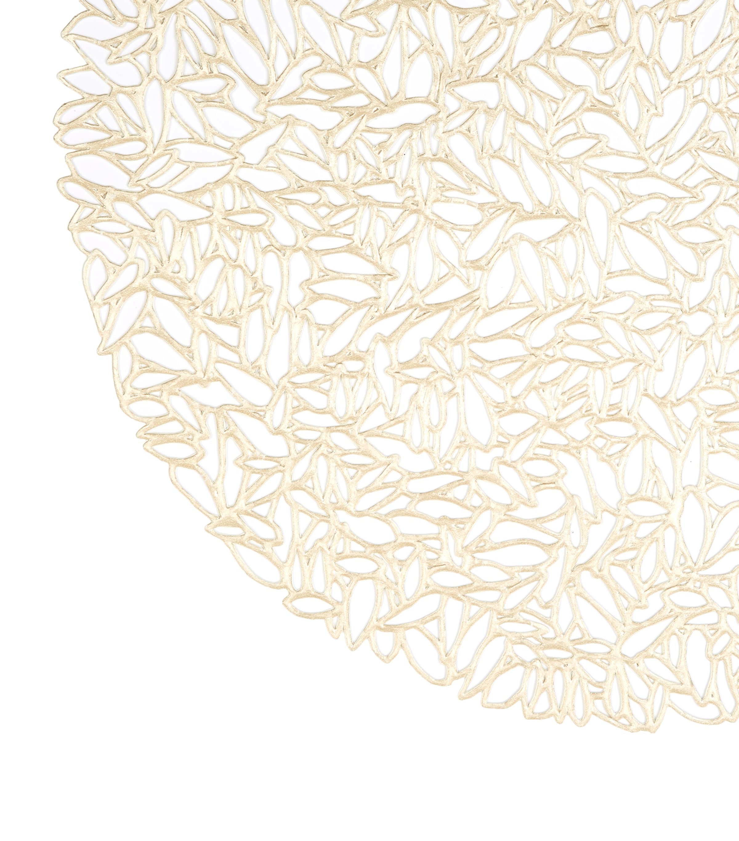 Chilewich Dahlia Round Placemat (38cm) Gold Image 2