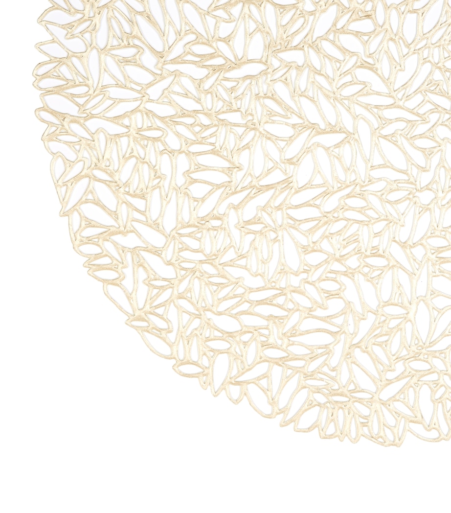 Dahlia Round Placemat (38cm) GOLD Image 2