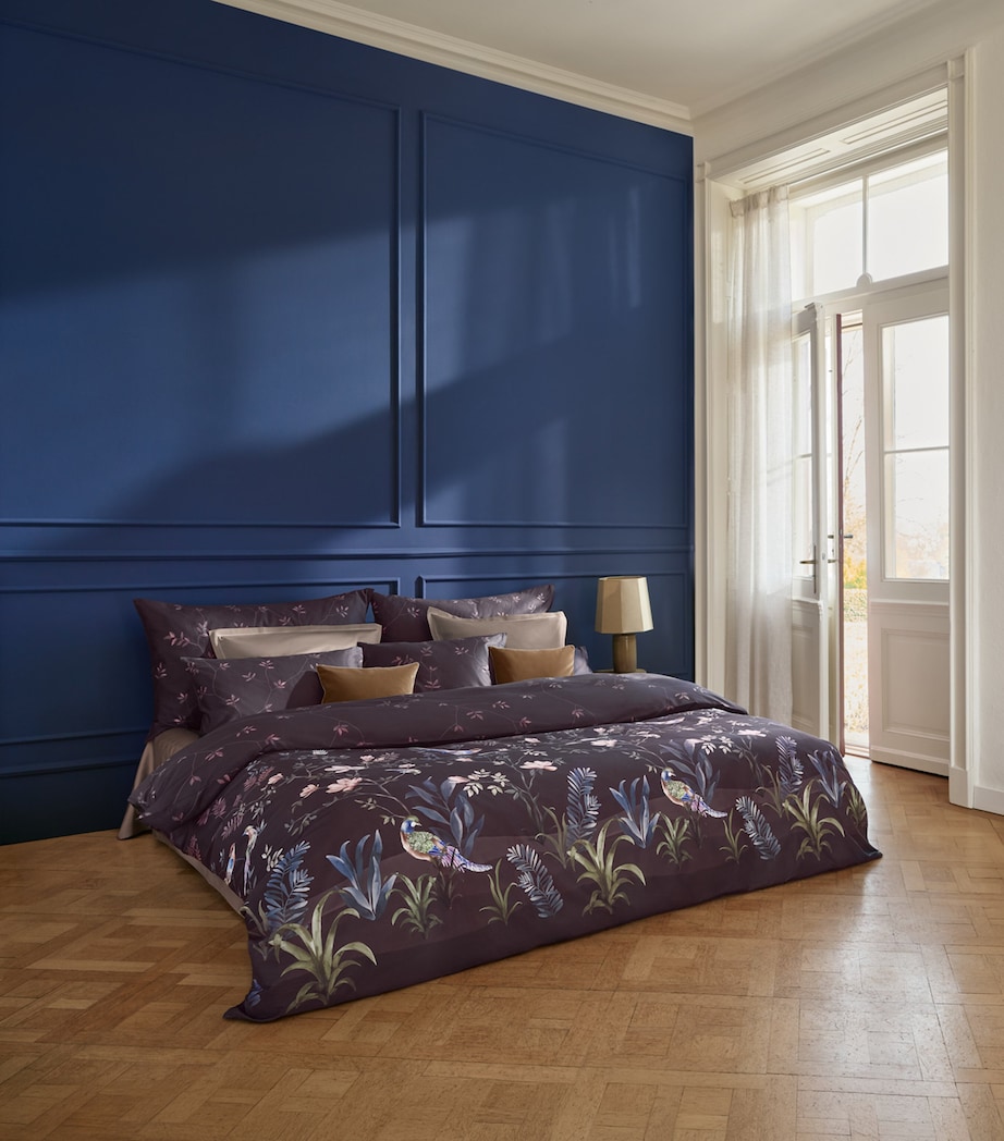 Schlossberg Gaia King Flat Sheet (280cm x 290cm) Aubergine Image 2