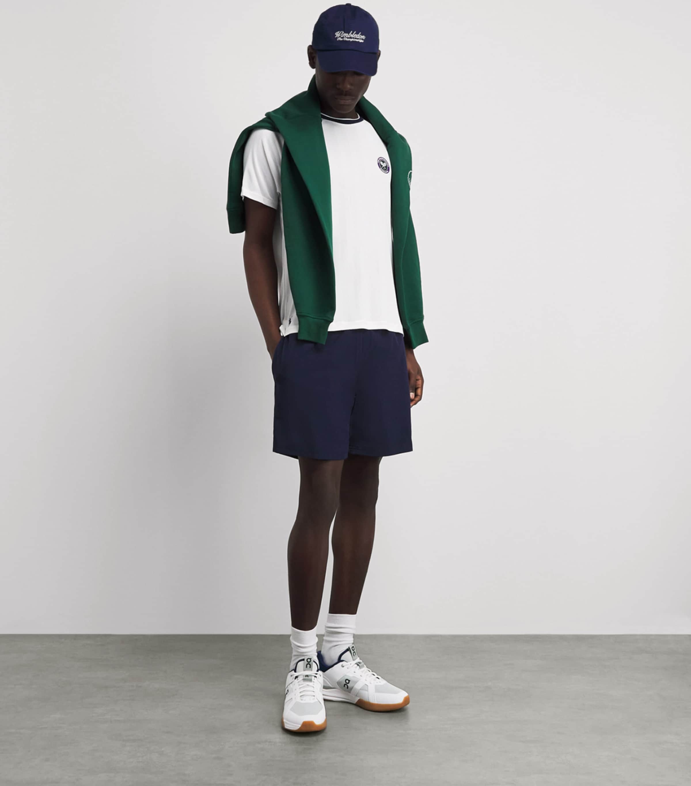 RLX Ralph Lauren Mens x Wimbledon Ballperson Shorts Refined Navy Image 2