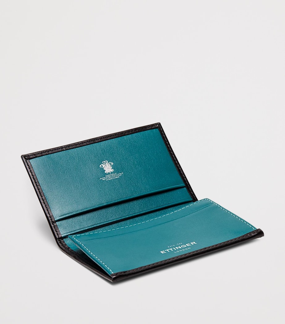 Ettinger 8-Slot Sterling Hide Coat Wallet Turquoise Image 2