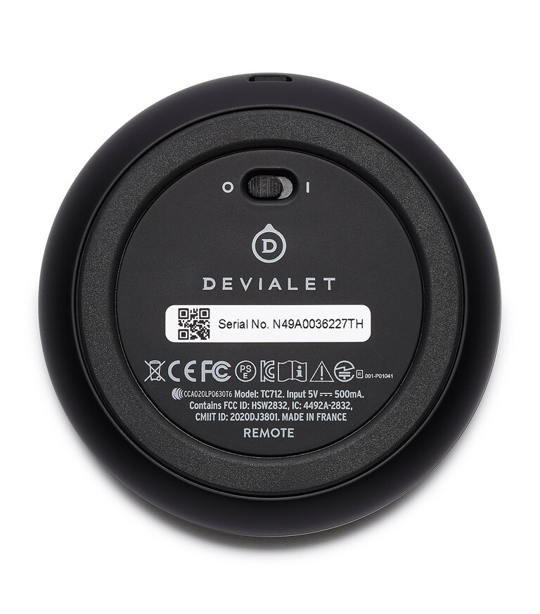 DEVIALET Remote Matte Black | Harrods UK