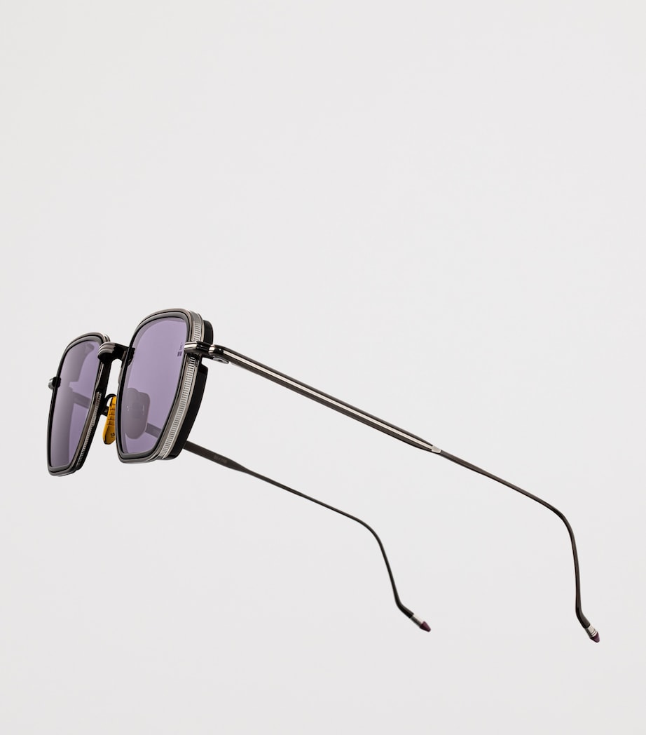 Jacques Marie Mage Metal Atkins Sunglasses Corbeau Image 5