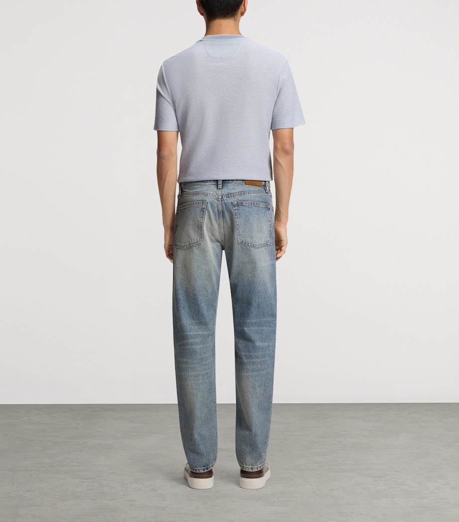 Stonewashed Straight Jeans 446 Image 3