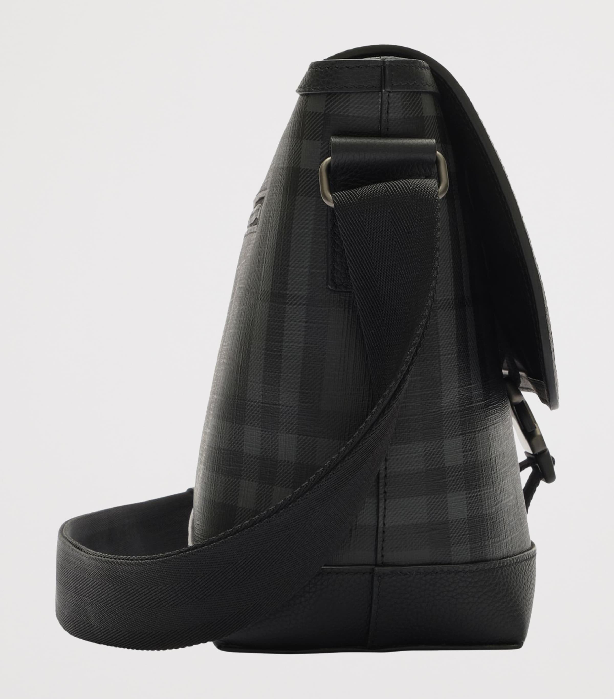 Burberry City Check Messenger Bag Iron Image 3