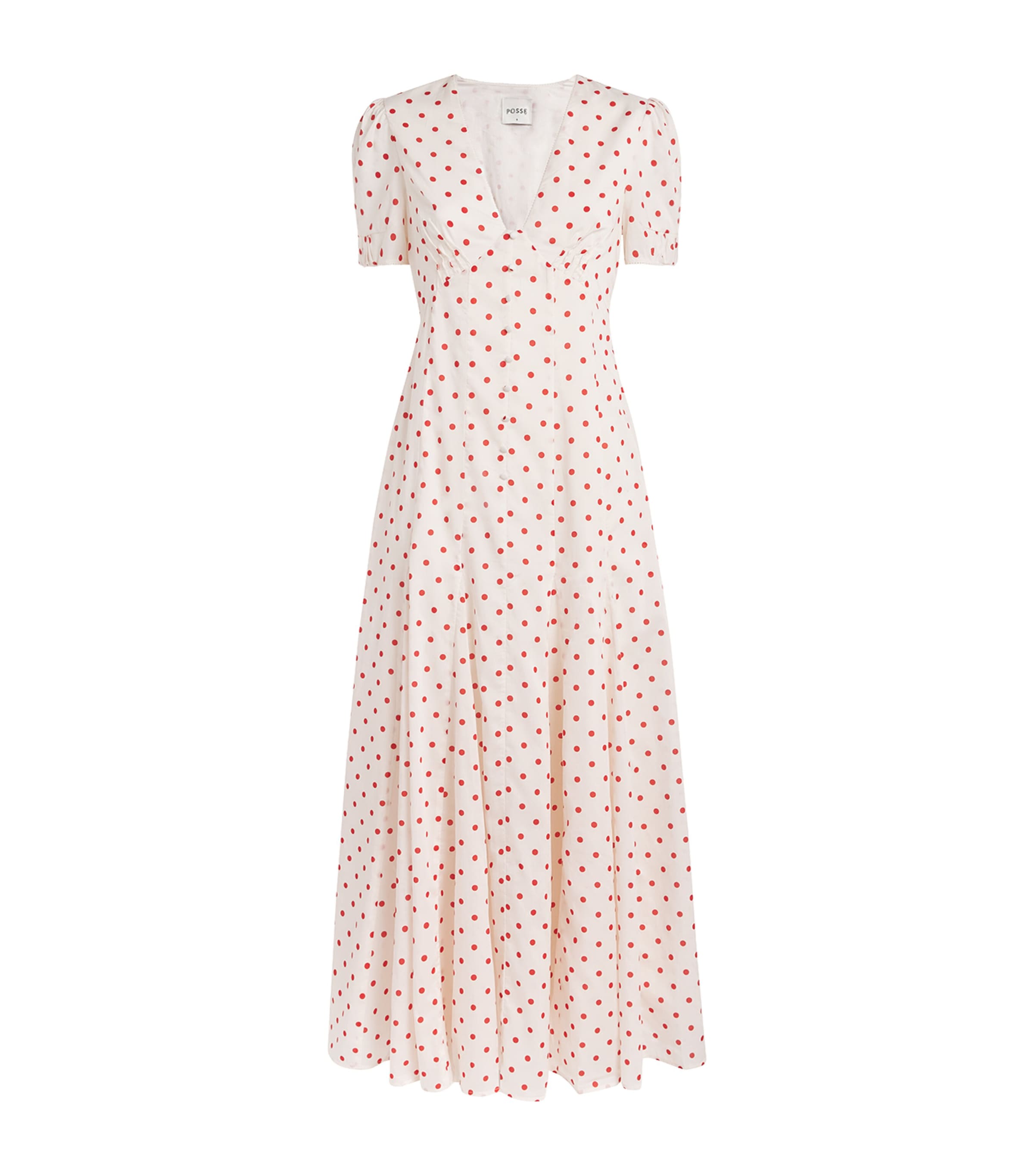 POSSE POLKA-DOT PALOMA MAXI DRESS