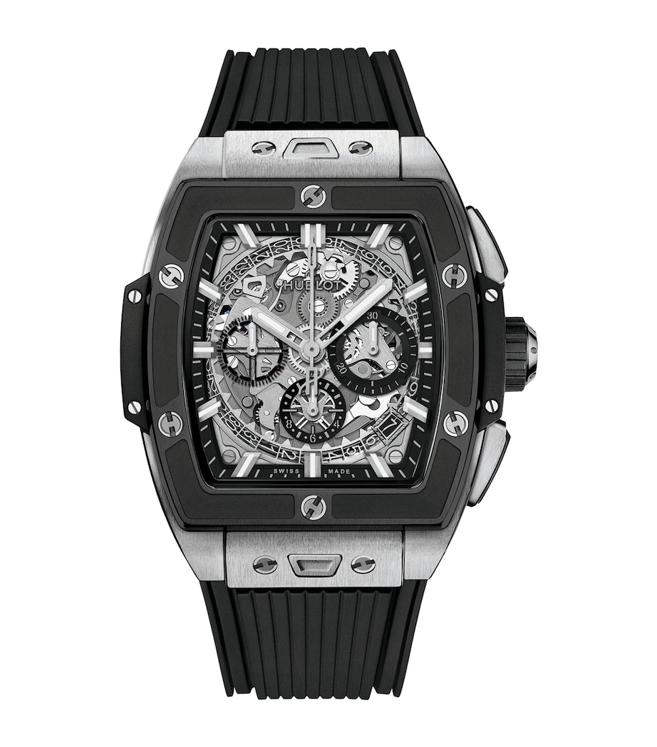 Hublot Titanium and Ceramic Spirit of the Big Bang Chronograph Watch 42mm Black Image 1