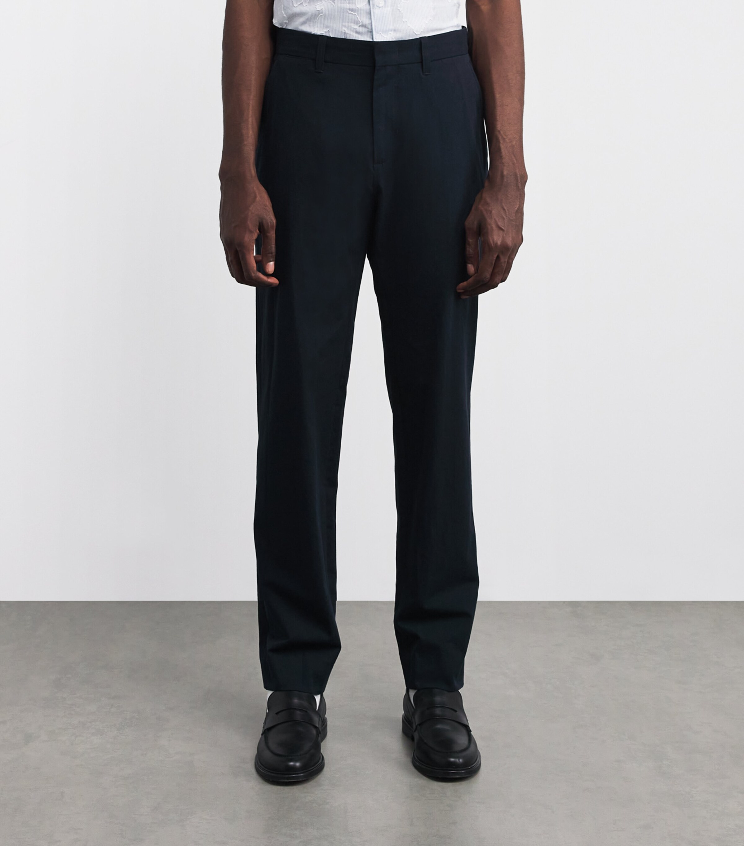 Cotton Owen Straight Trousers COASTAL-403CBL Image 3