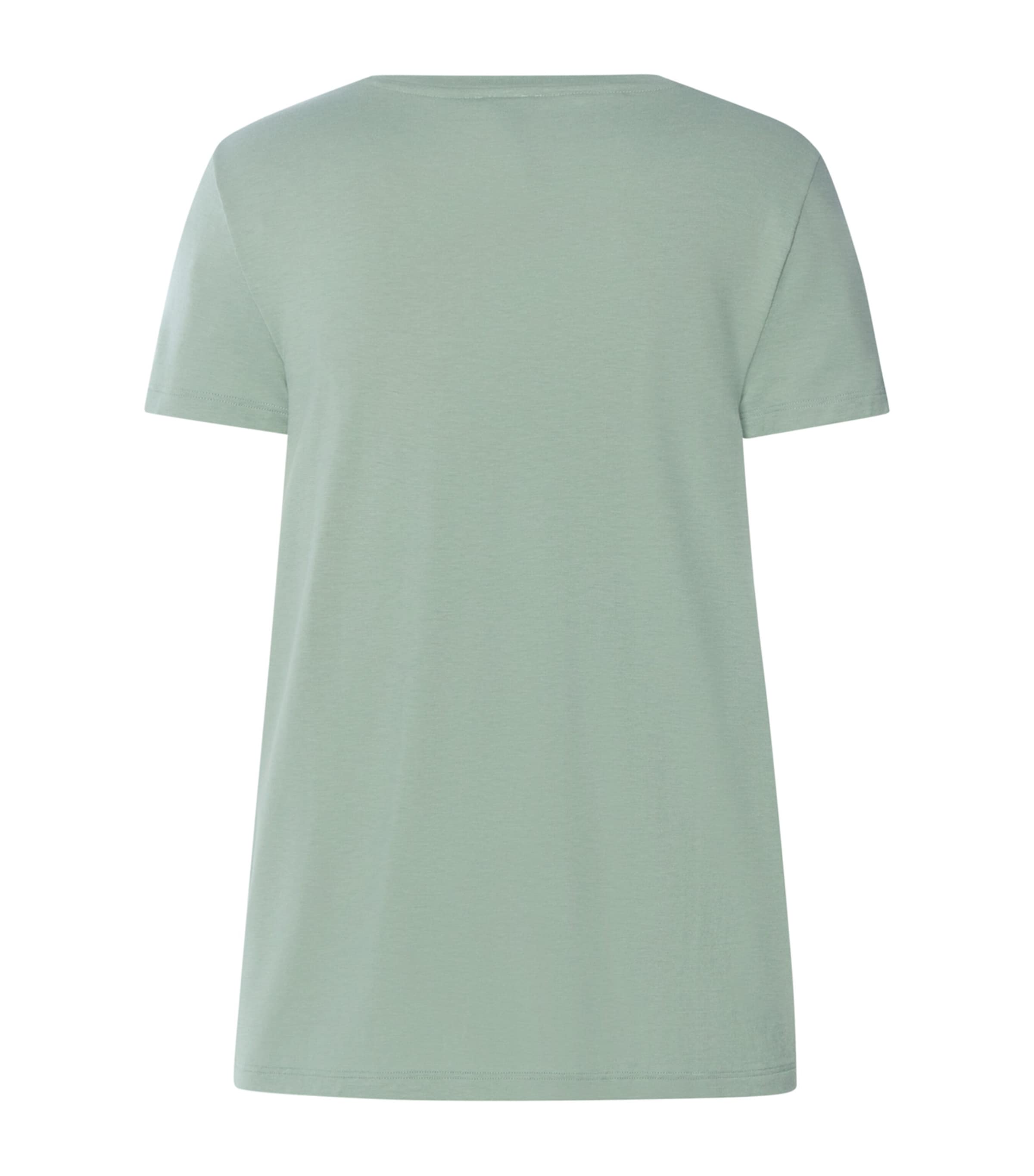 Hanro Womens Stretch-Cotton Sleep & Lounge T-Shirt Dark Seafoam Image 5