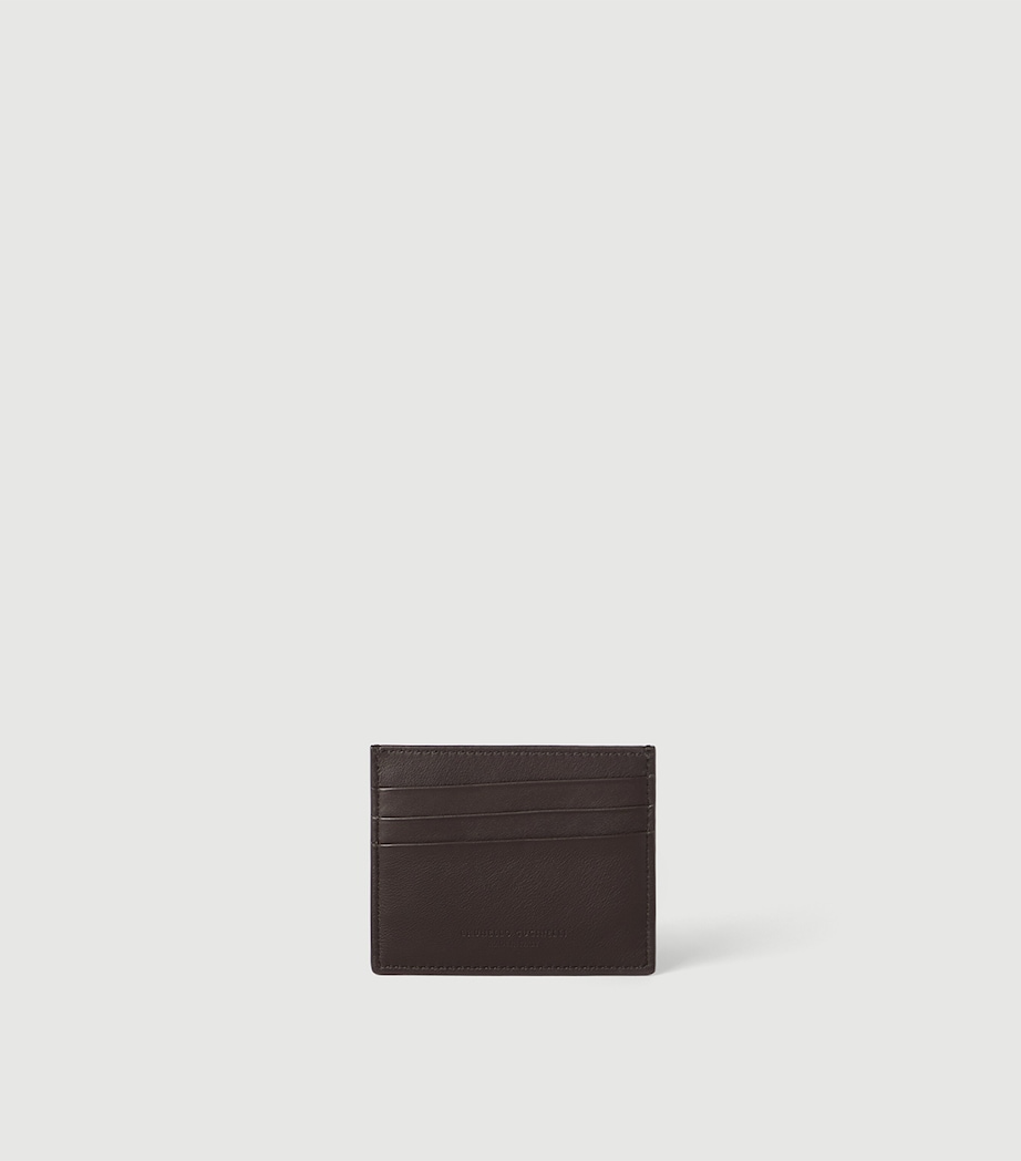 Brunello Cucinelli Leather Card Holder Image 3