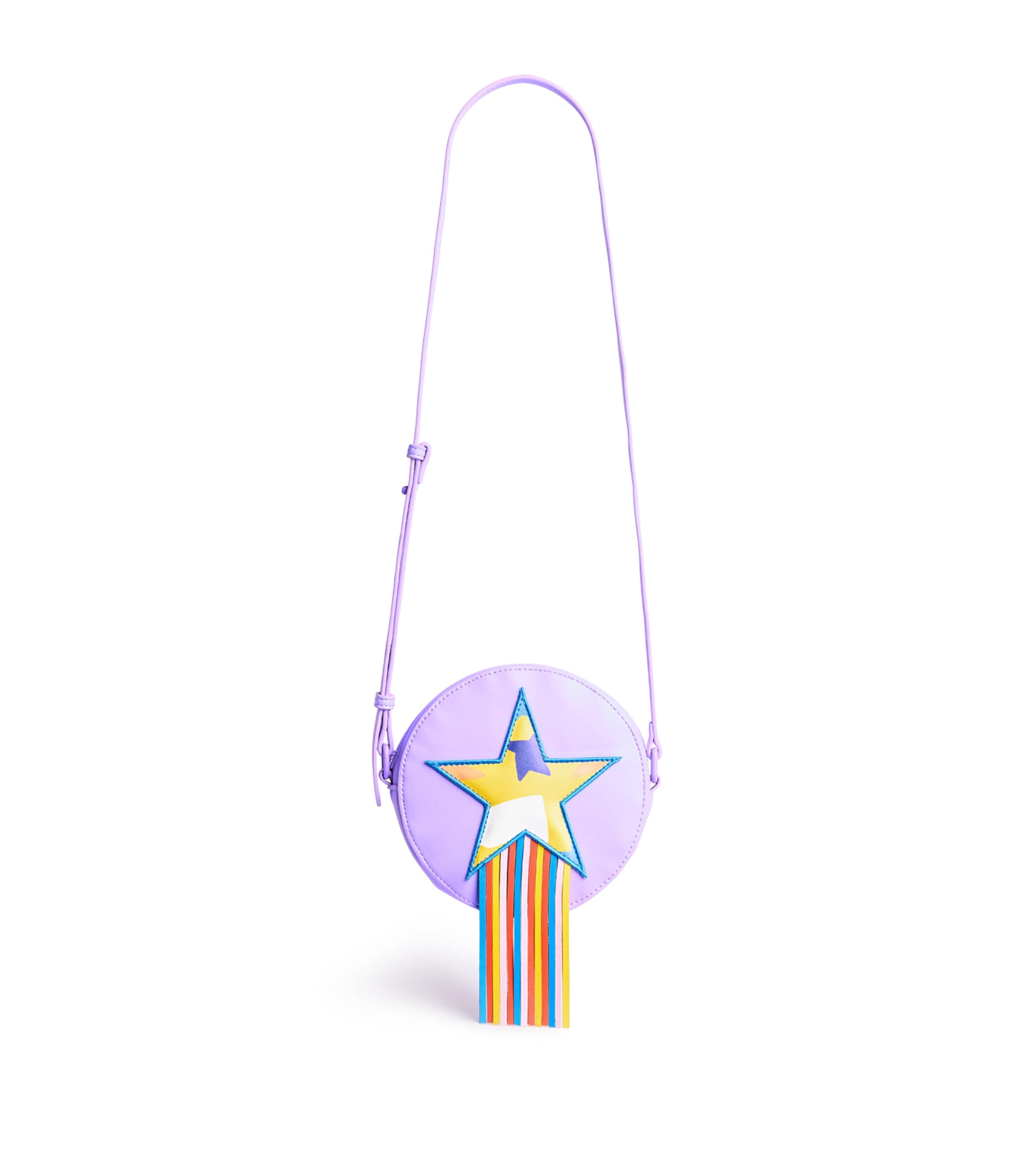Stella Mccartney Star Cross-body Bag In Purple