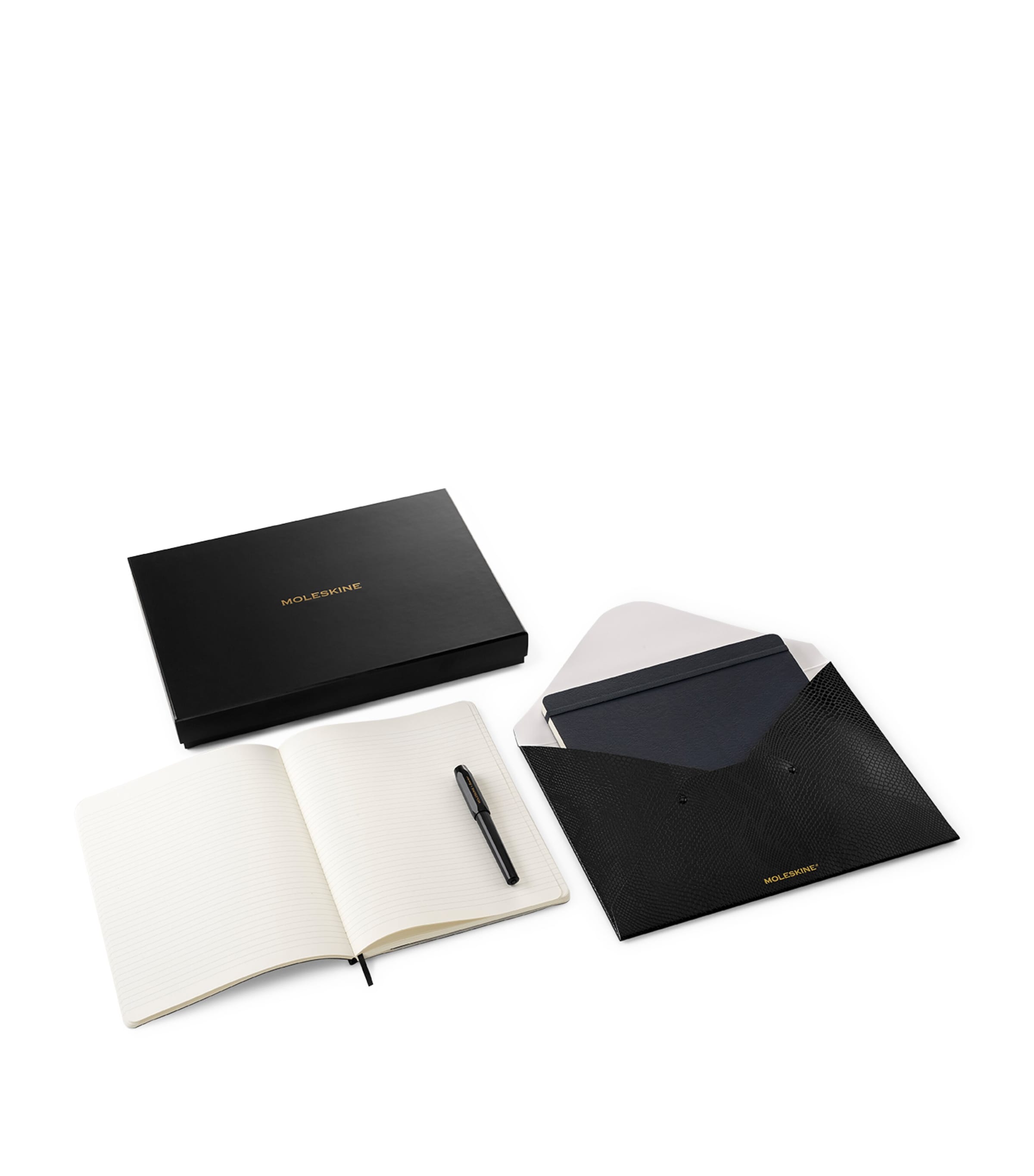 Precious & Ethical Vegan Double Notebook and Pen Set BLACK Image 7