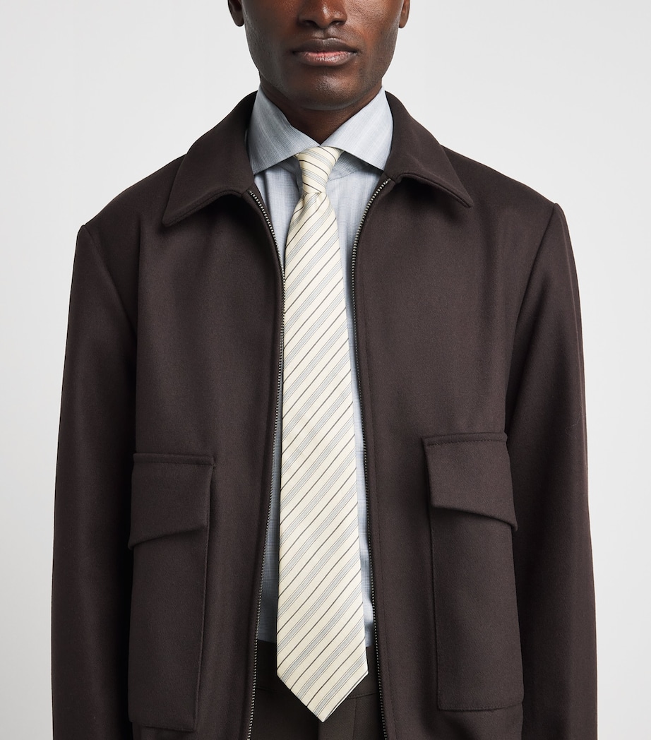 Paul Smith Shirting Stripe Tie Image 2