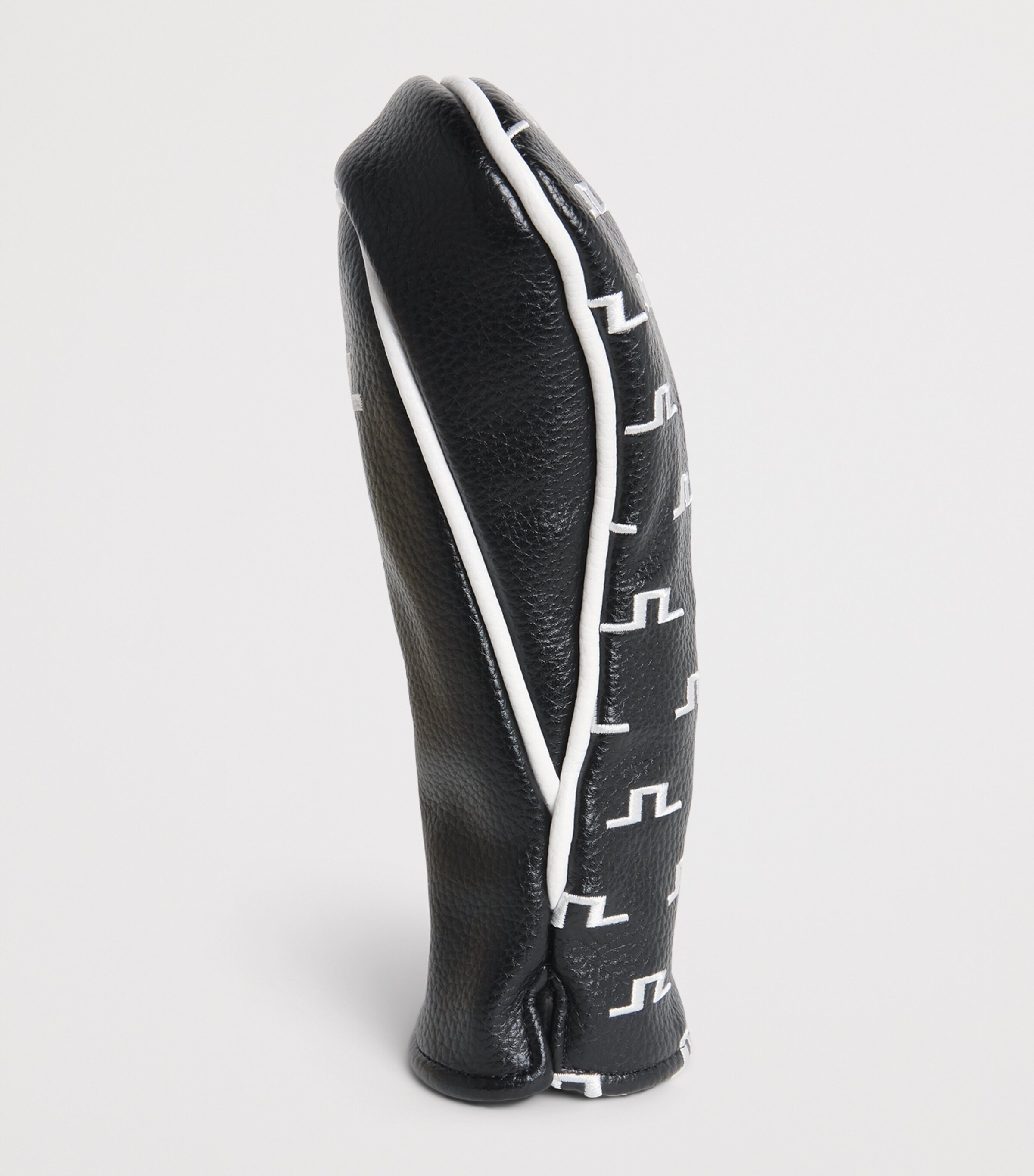 J Lindeberg Mens Faux Leather JL Hybrid Headcover Black Image 2