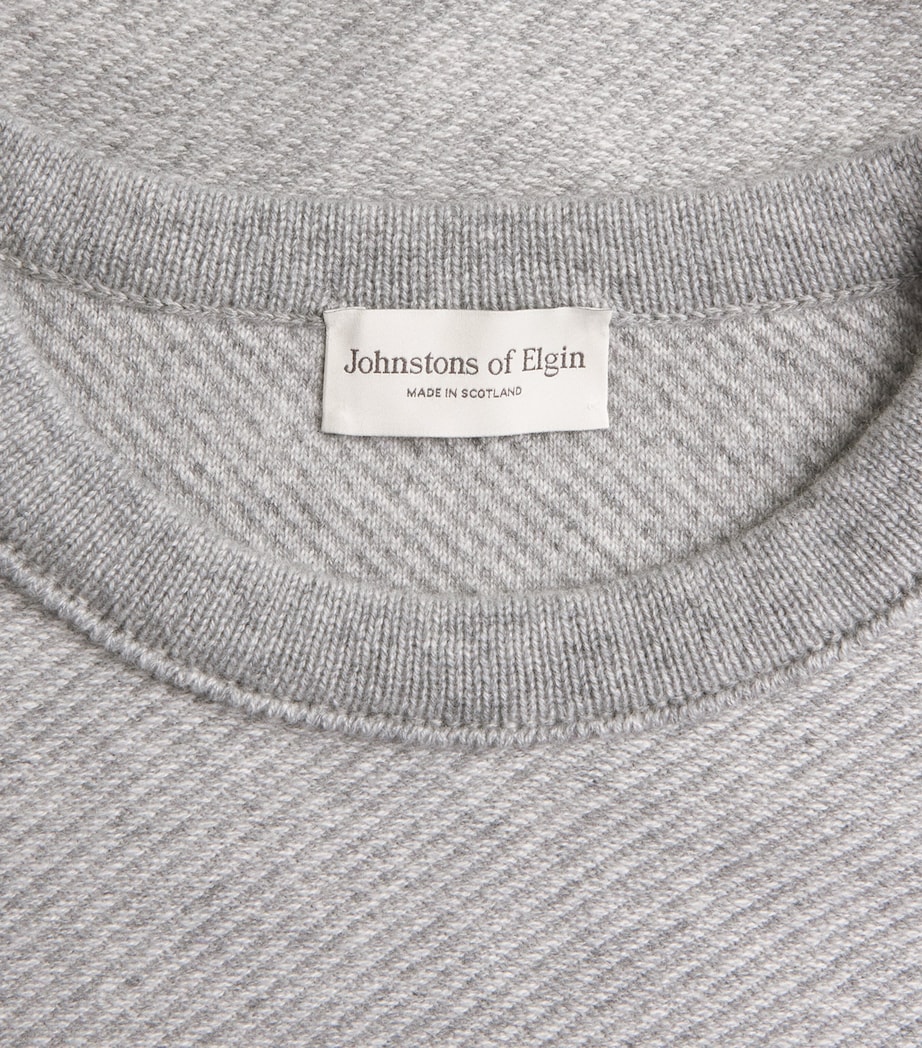 Cashmere Tweel Lidell Sweater Q25942 STORM GREY Image 5