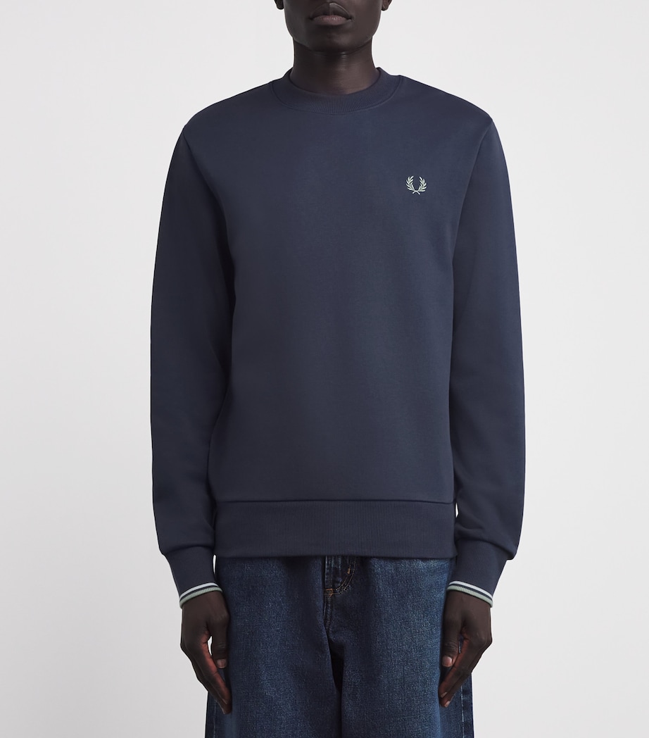 Cotton Logo Swetshirt Z47-DRKAIRF/LIC/BAYL Image 3