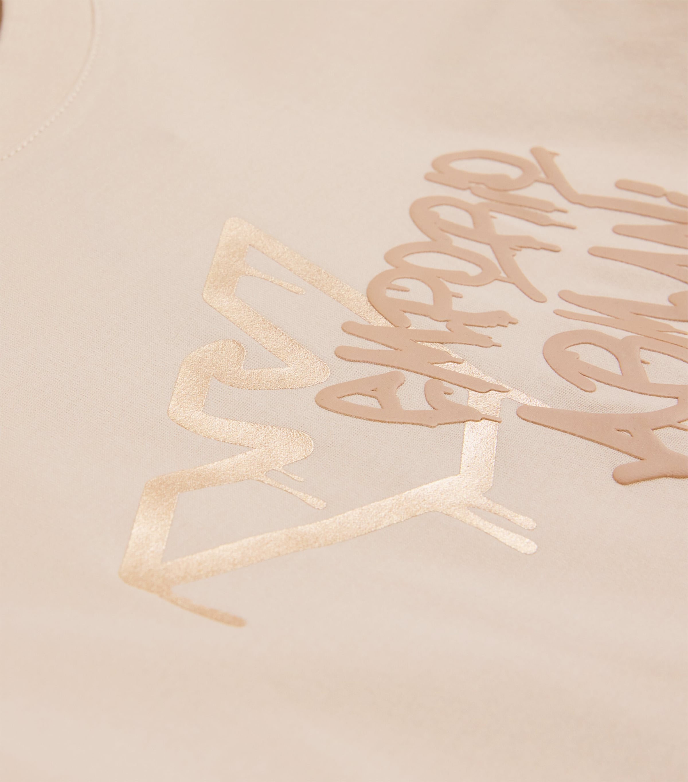 Cotton Logo Print T-Shirt (4-16 Years) U1156  FRENCH OAK Image 4