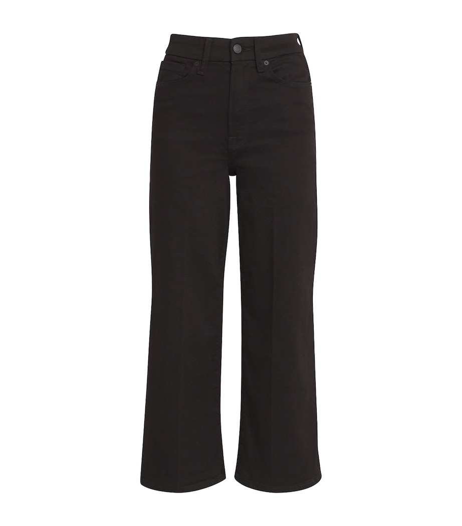 Good Waist Cropped Palazzo Jeans BLACK001 Image 1