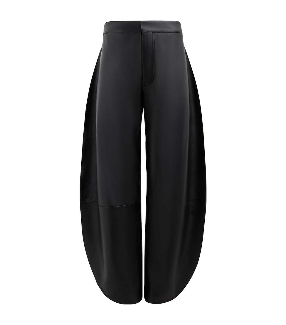 Leather Petal Trousers