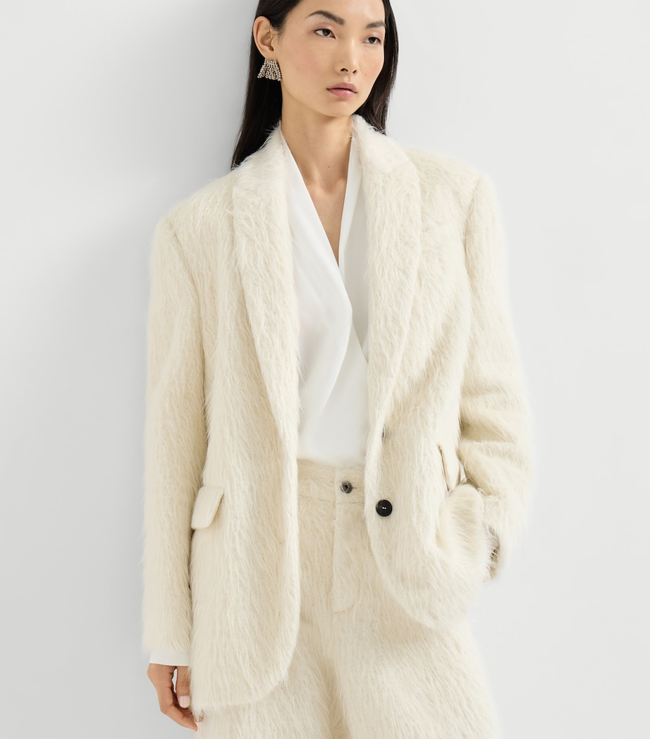 Wispy Alpaca-Blend Blazer C001 Image 4