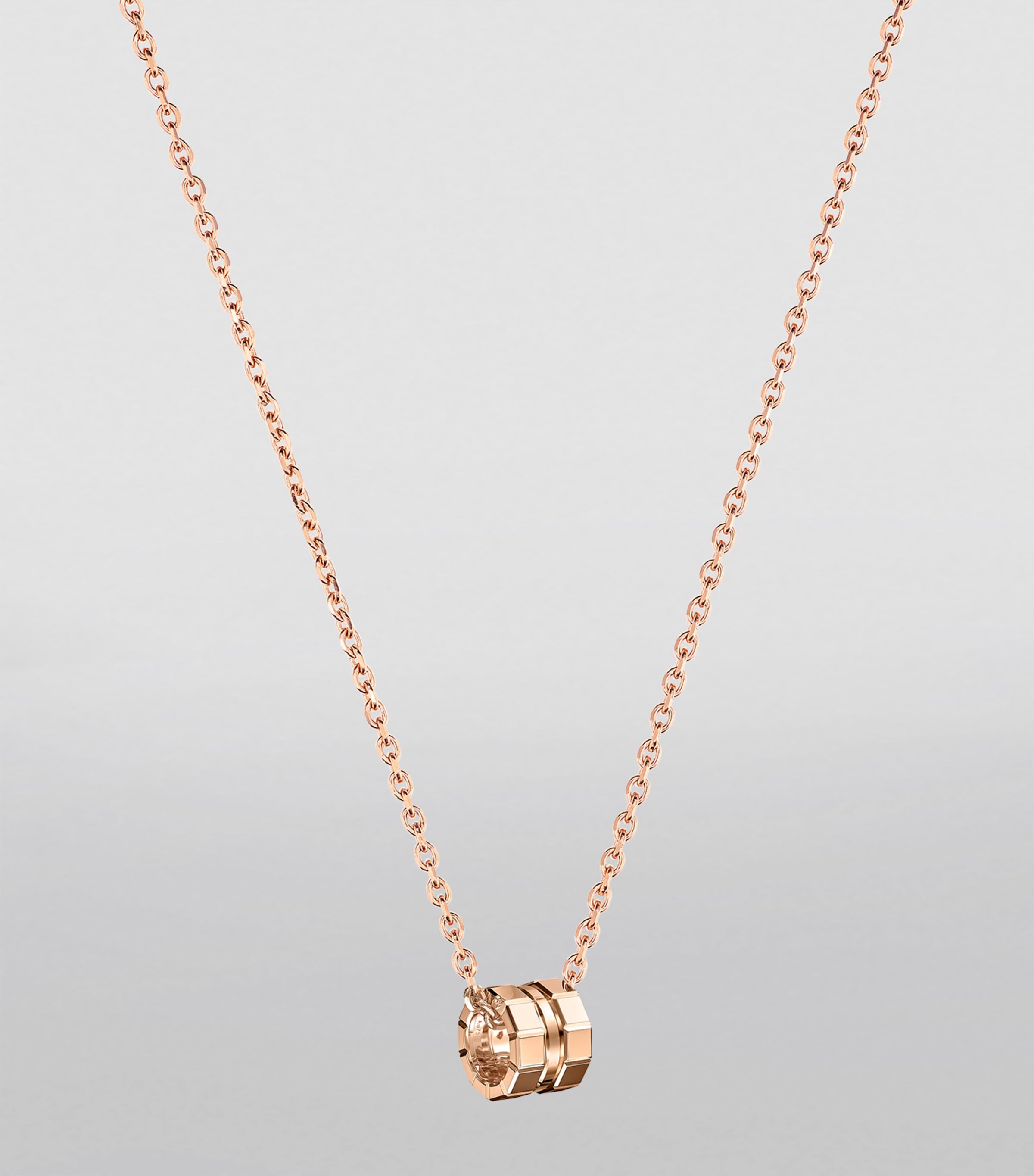 Rose Gold Ice Cube Necklace 18K ROSE GOLD Image 3