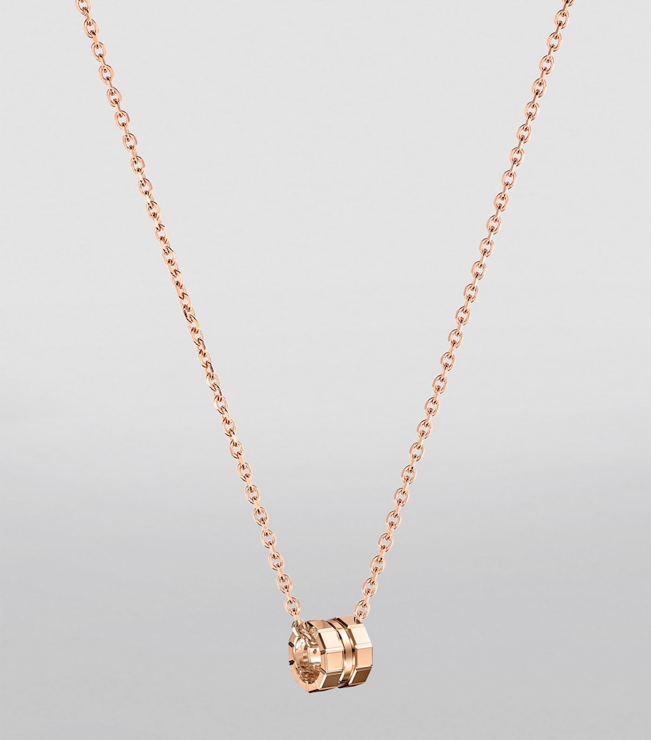 Rose Gold Ice Cube Necklace 18K ROSE GOLD Image 3