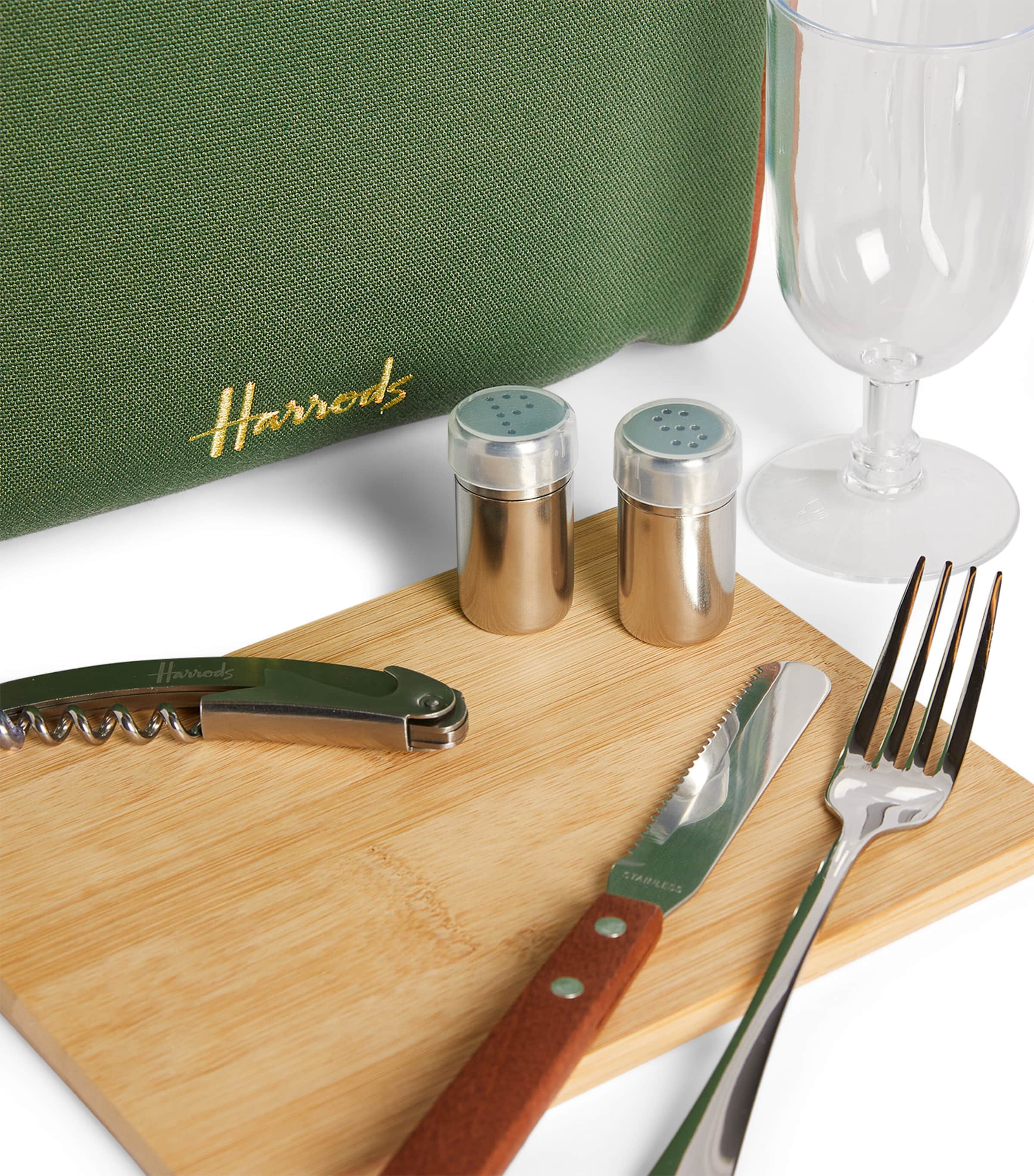 Logo Picnic Backpack for 2 GREEN Image 3