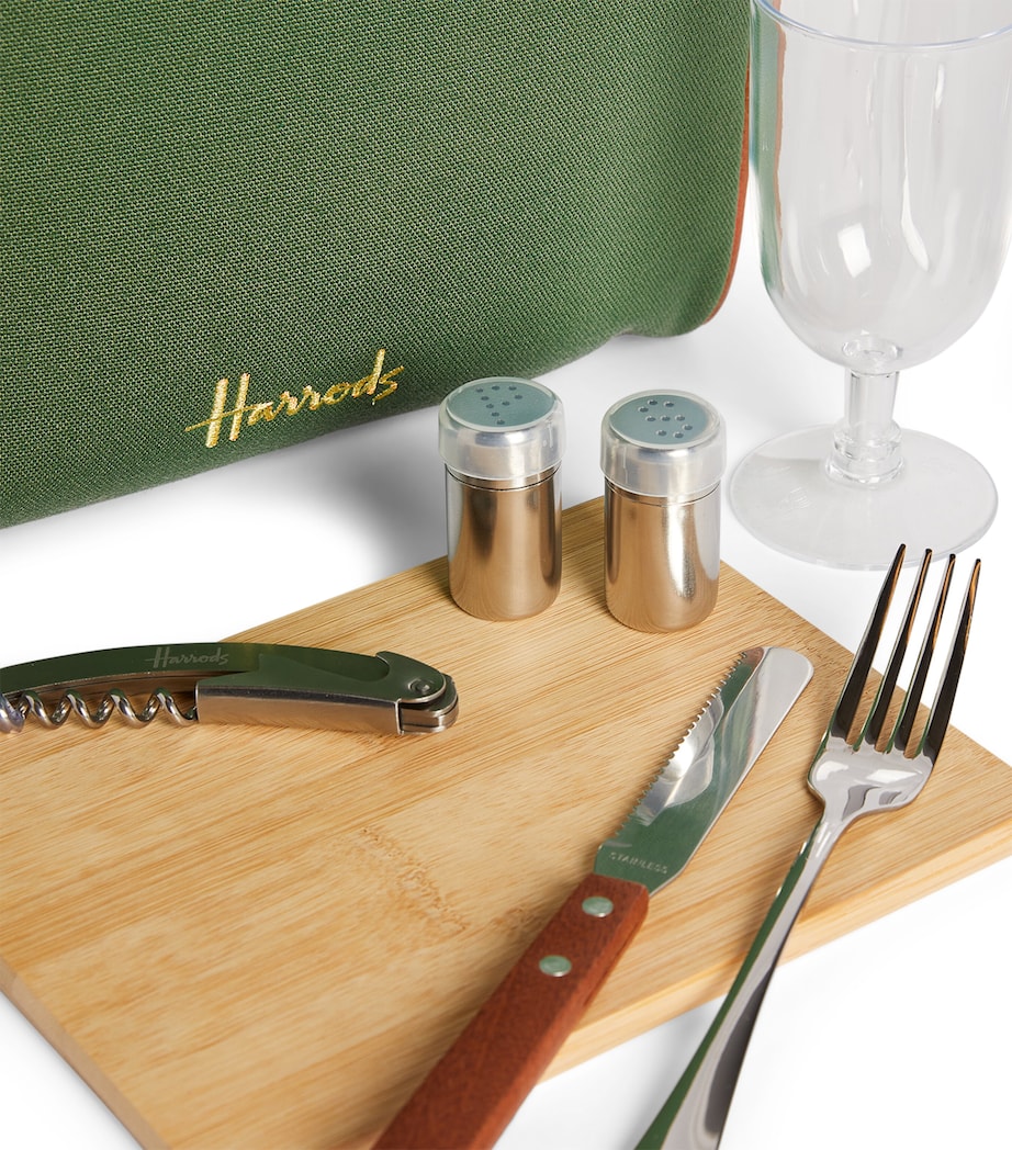 Logo Picnic Backpack for 2 GREEN Image 3