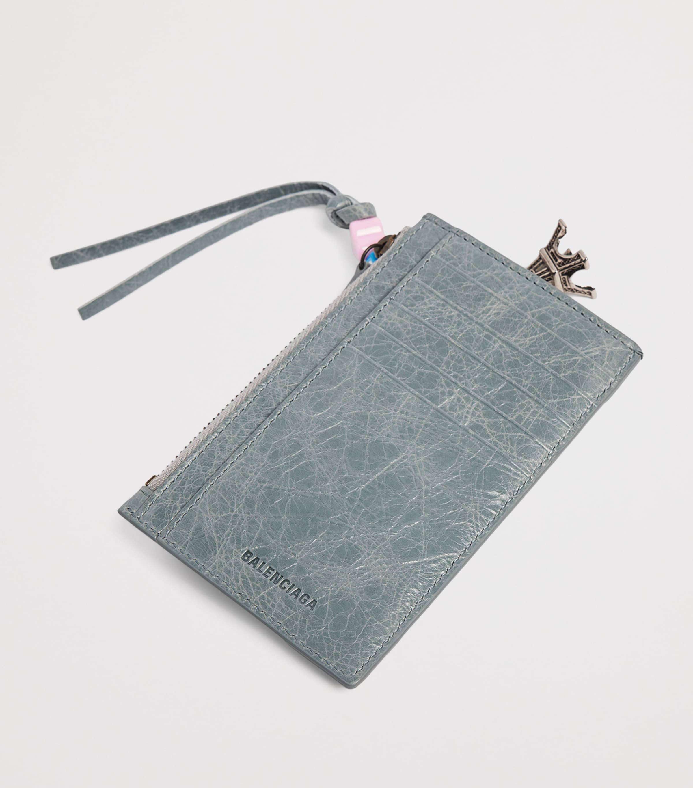 Balenciaga Lambskin Charm Le City Card Holder Image 2
