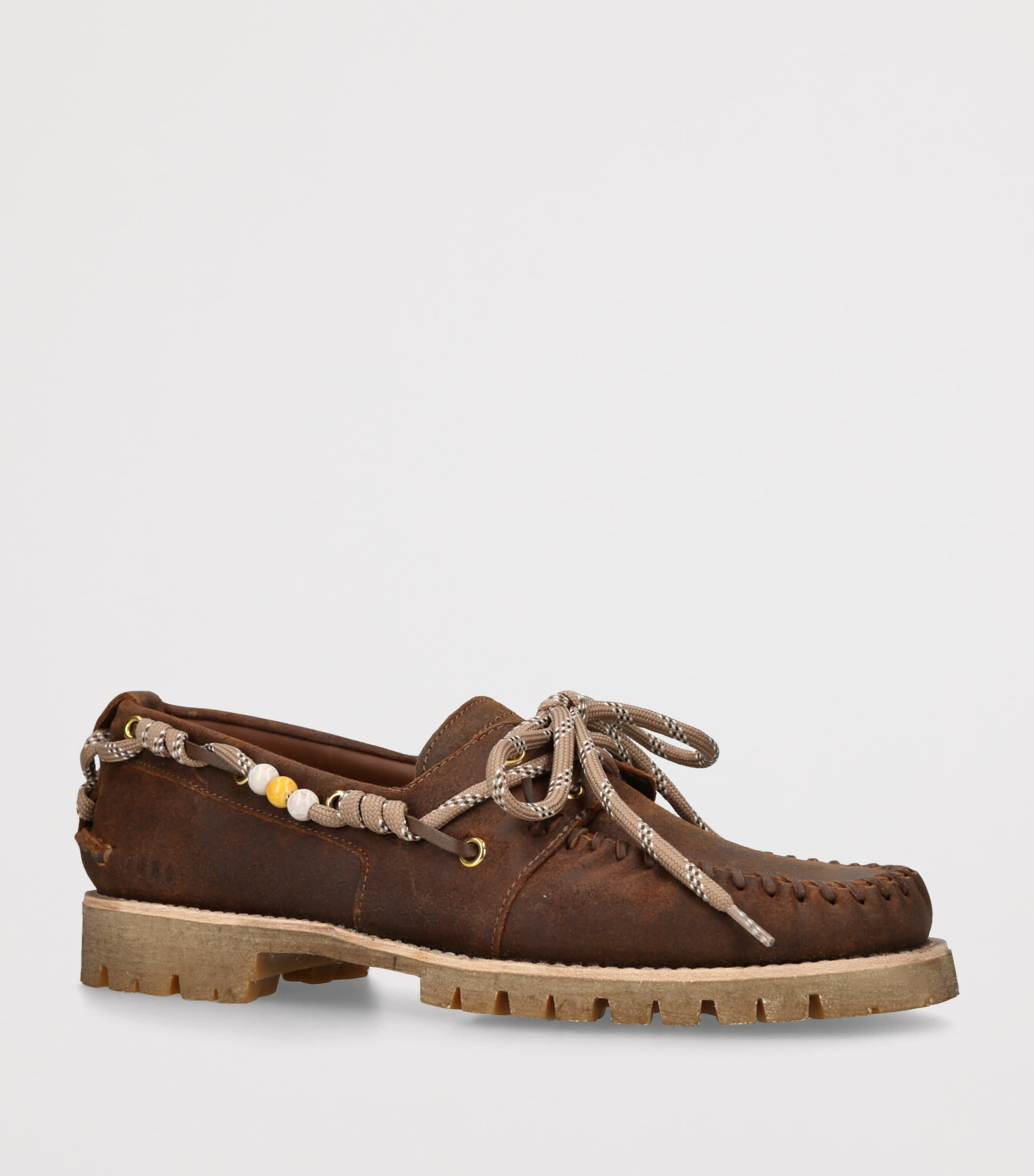 Golden Goose Suede Cruise Boat Shoes Brown Image 3