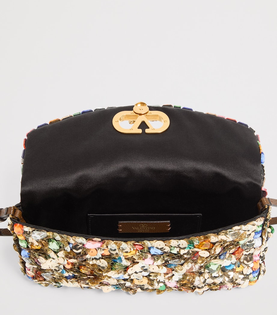 Small Embellished DeVain Shoulder Bag R9H Image 5