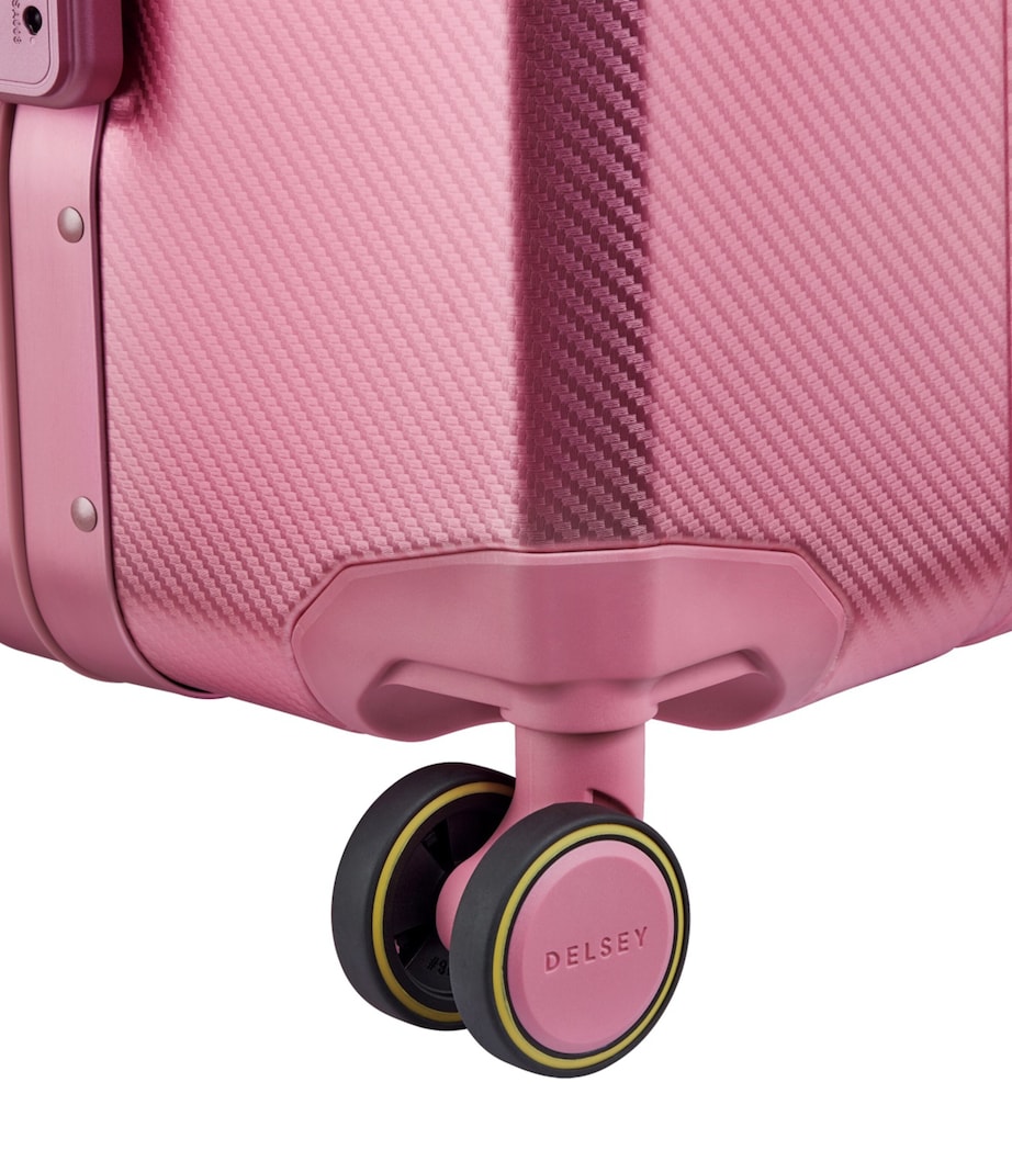 Delsey Pink Alur Spinner Suitcase (76cm) | Harrods UK