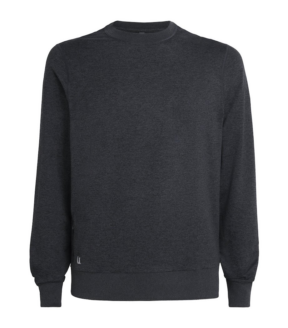 VUORI Mens Ponto Performance Sweatshirt Hcc/charcoal Heather Image 1