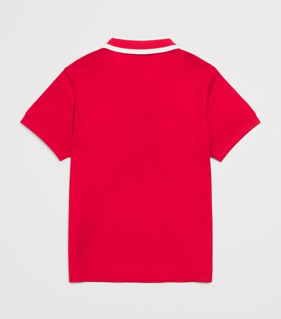 Stretch-Cotton Logo Polo Shirt (4-16 Years) SALSA Image 2
