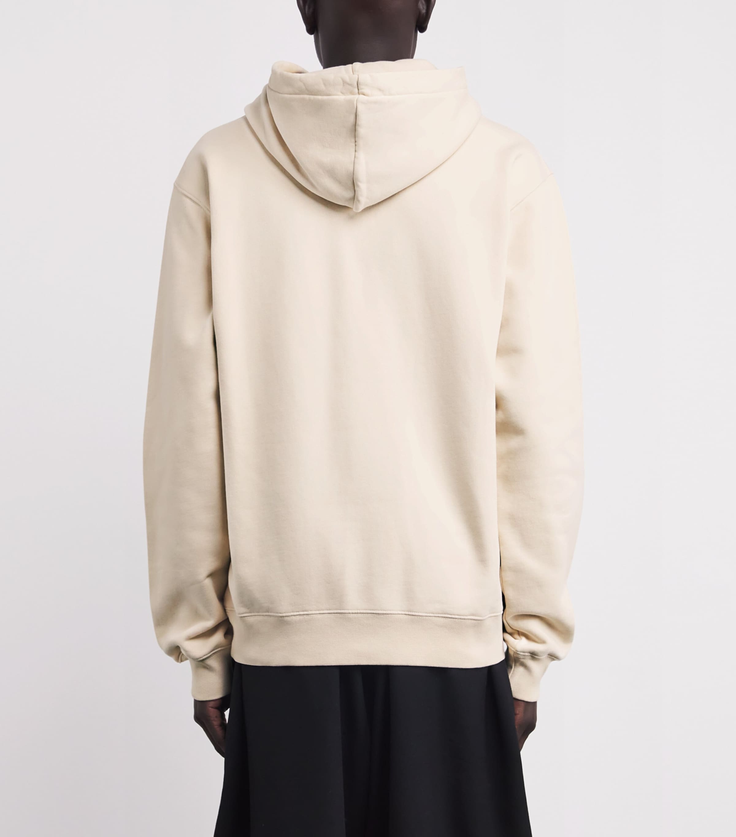 Grosgrain Logo Hoodie 150 BEIGE Image 4