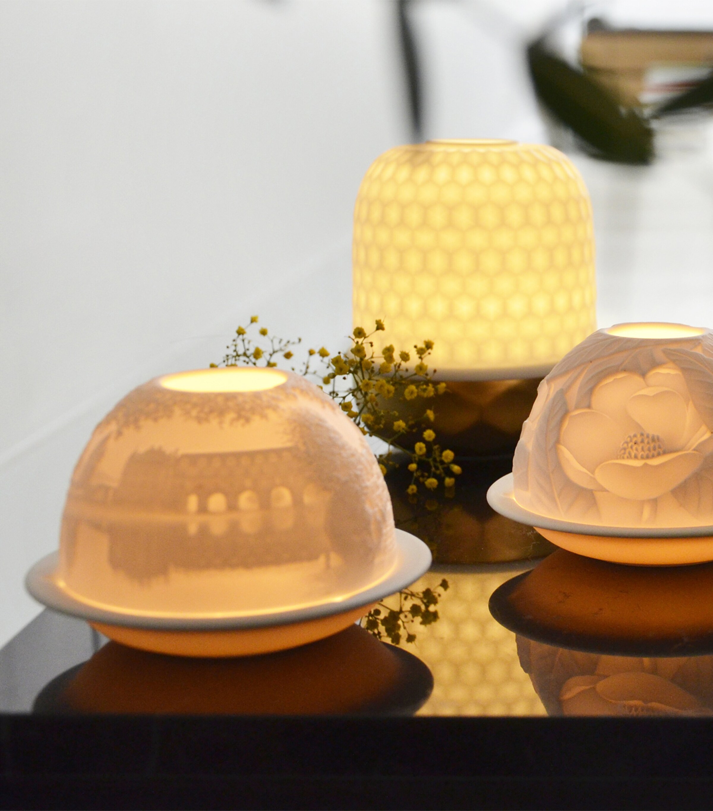 Loire Chateaux LED Votivelight BLANC Image 3