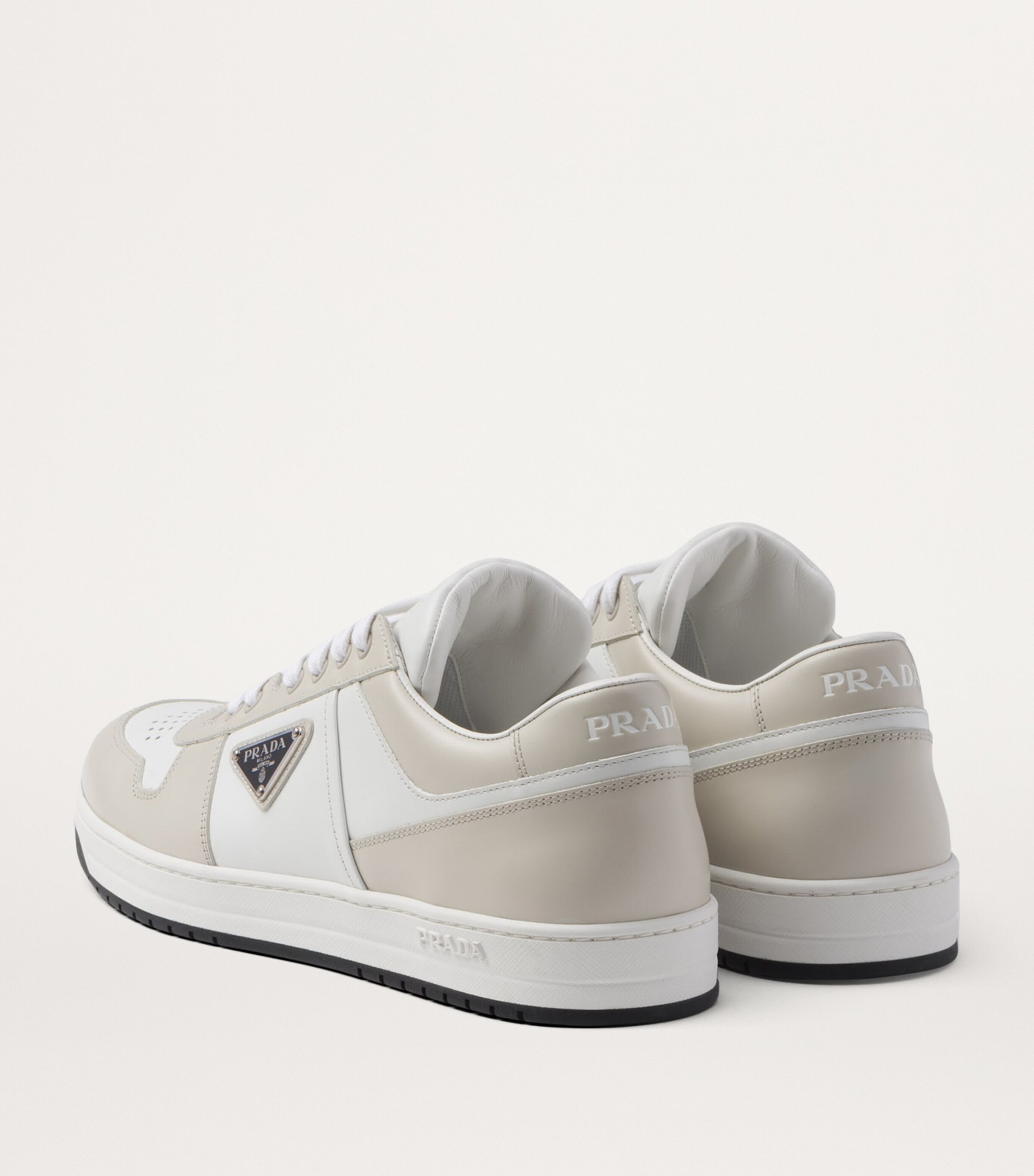 Prada Leather Downtown Sneakers Image 4