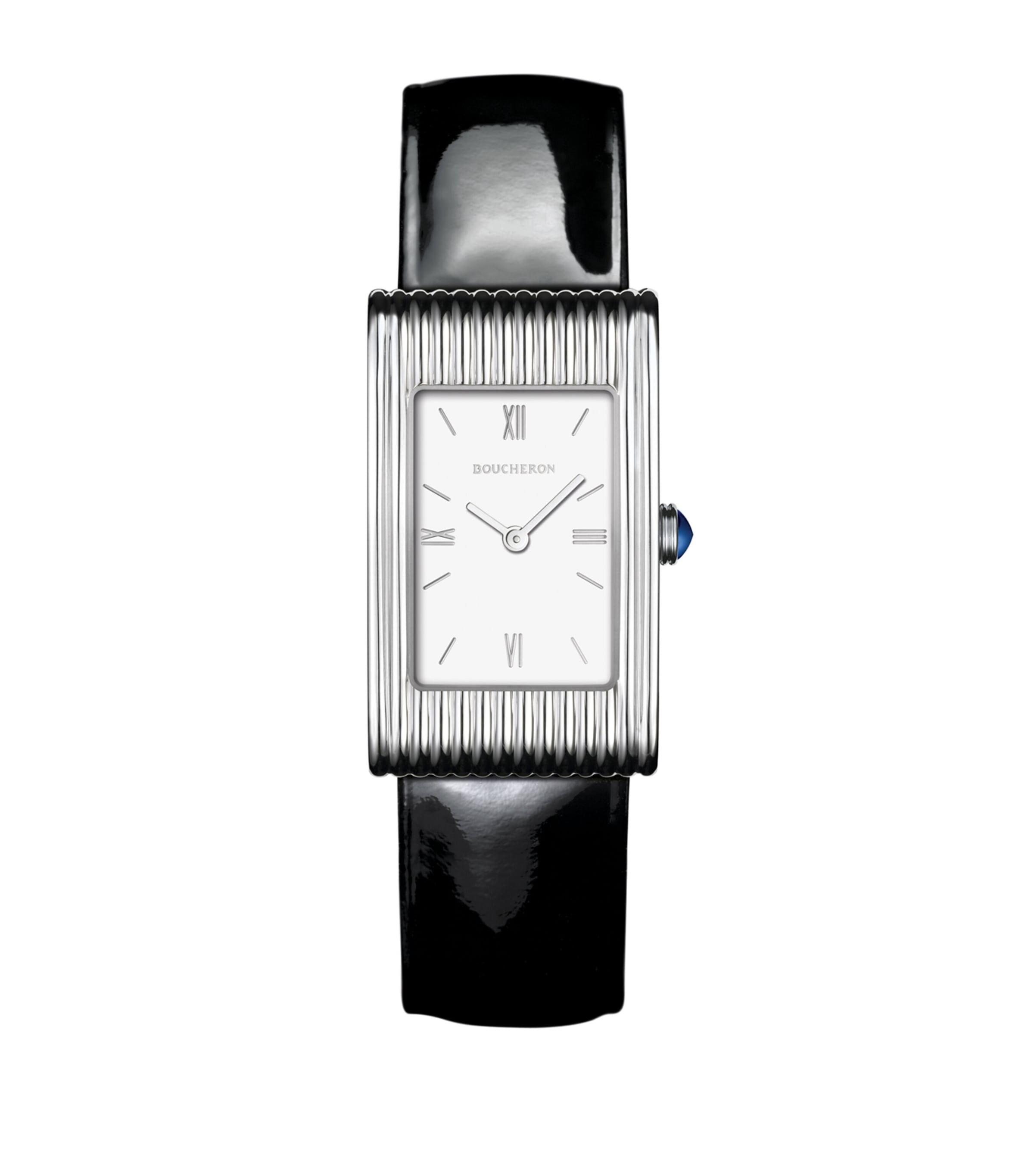 Boucheron Wa030404 Reflet Medium Stainless-steel, Diamond And Cabochon Watch