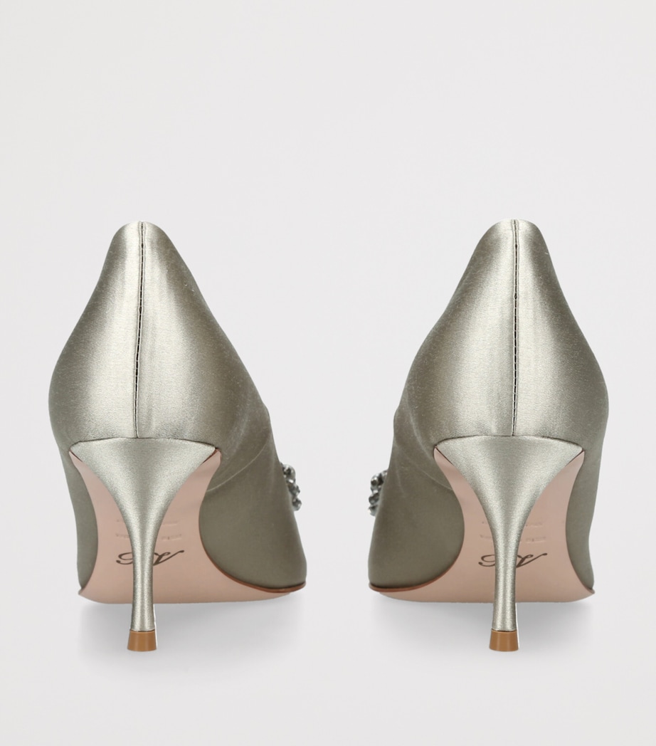 Satin Efflorescence Pumps 65 GOLD Image 2