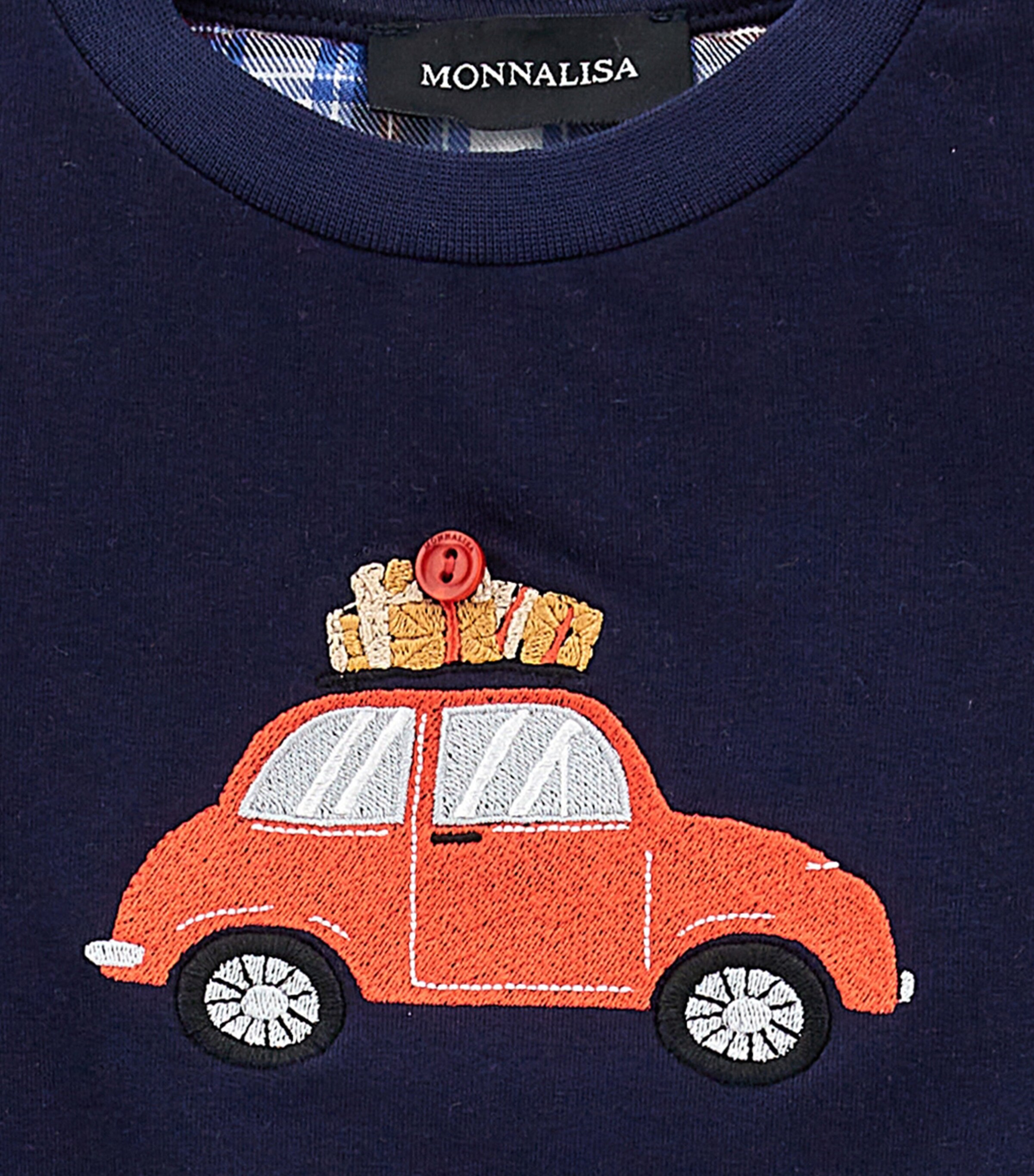 Christmas Car Tracksuit (6-24 Months) BLU SCURO Image 3