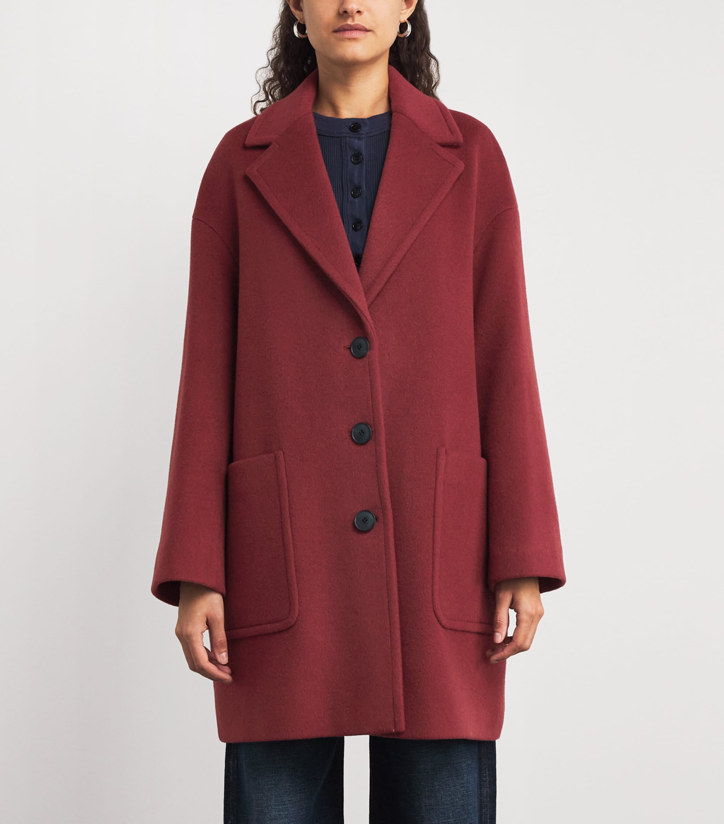 MAX&Co. Red Wool Coat | Harrods US