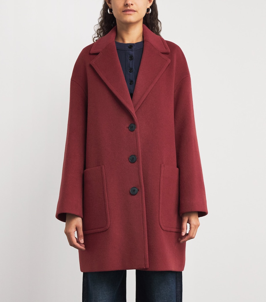 Wool Coat BORDEAUX Image 3