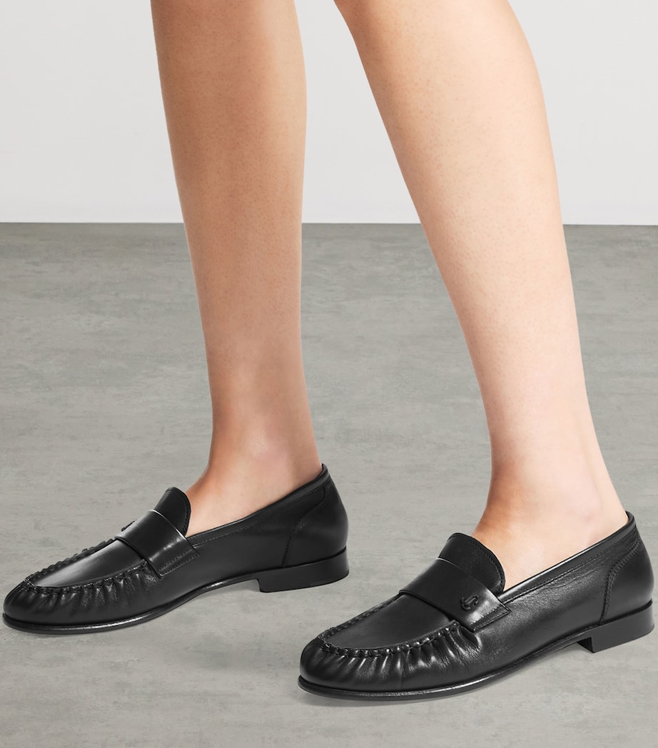 Ellis Leather Loafers BLACK Image 2