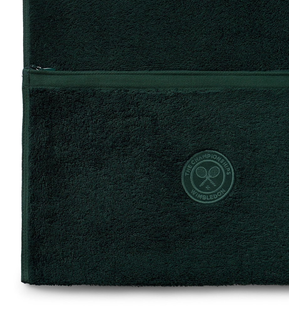 Christy x Wimbledon Logo Gym Towel (40cm x 120cm) Green Image 4