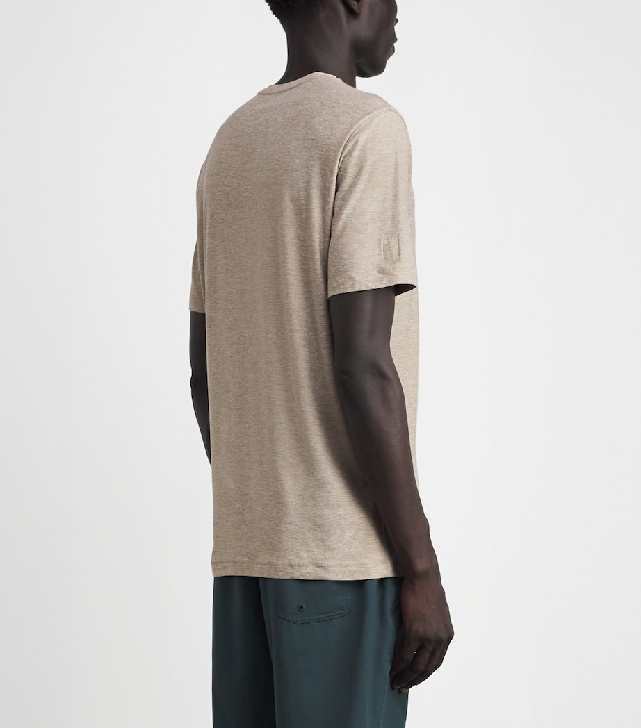 VUORI Mens Strato Tech T-Shirt Hao Acorn Heath Image 5