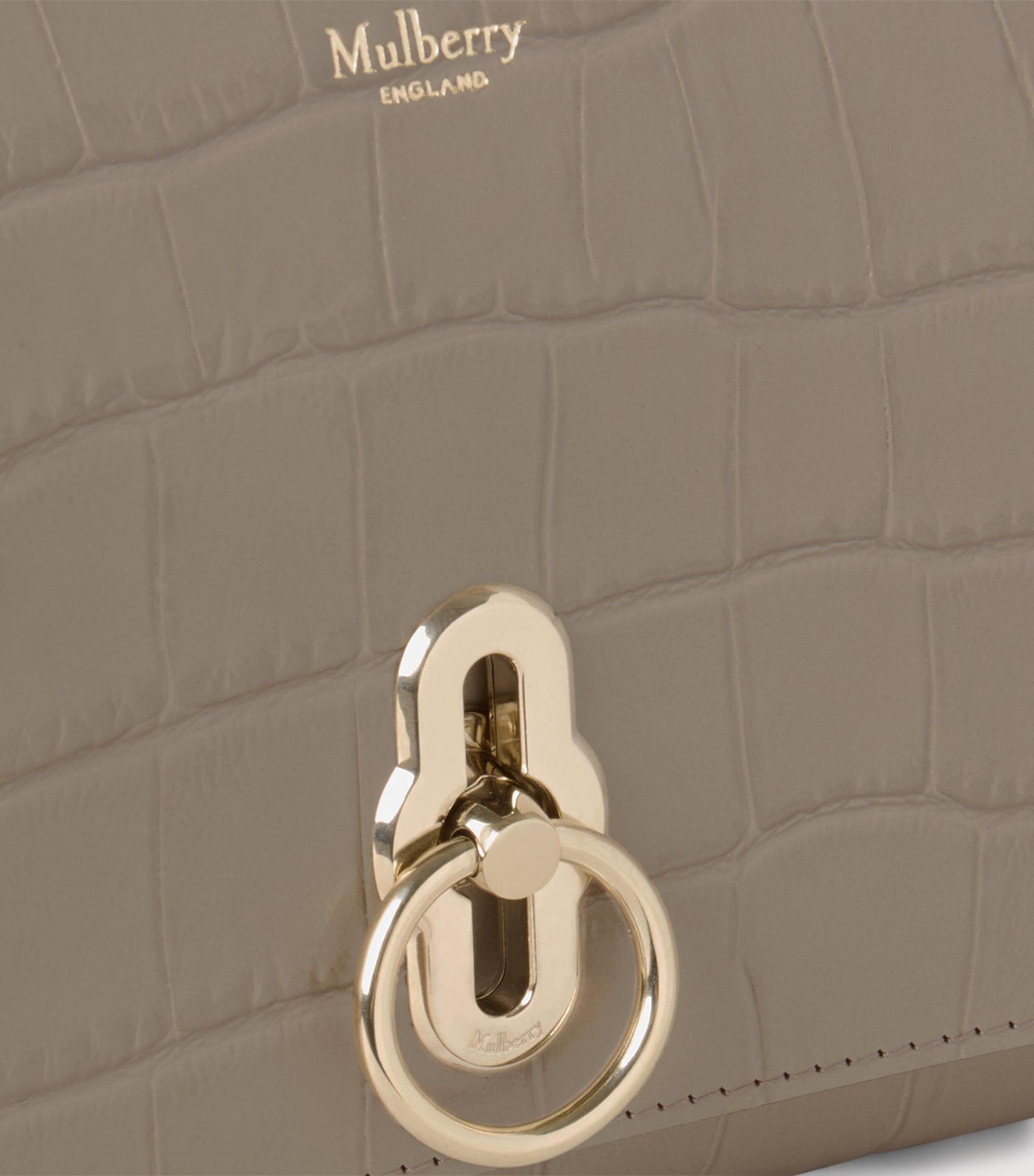 Small Leather Amberly Clutch Bag CASHMERE TAUPE Image 4