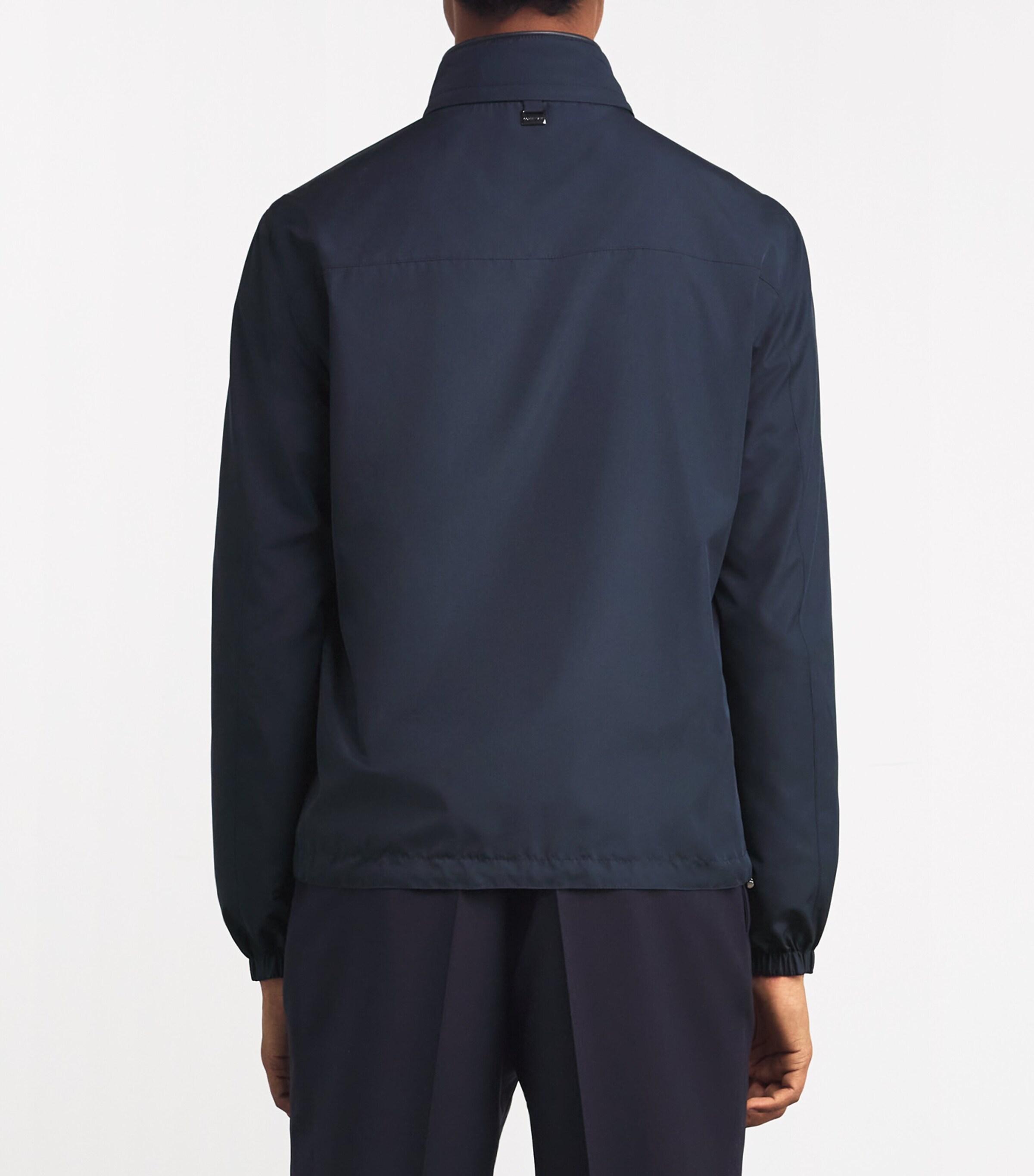 Reversible Zip-Up Jacket 001 NAVY BLUE Image 4