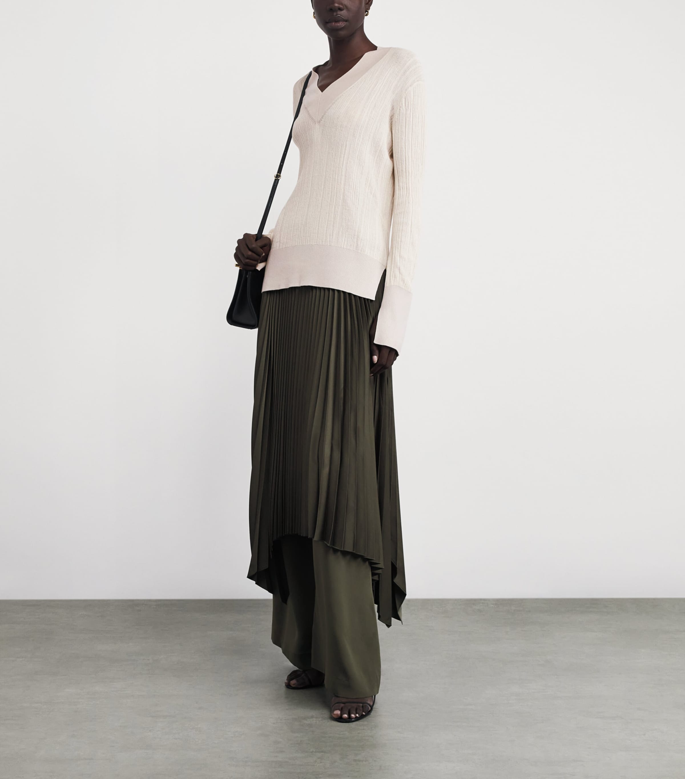 Silk-Cotton Jardin Sweater MARBLE Image 2