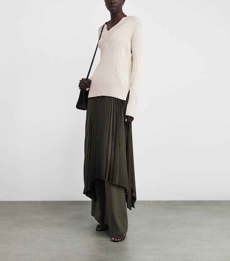 Silk-Cotton Jardin Sweater MARBLE Image 2