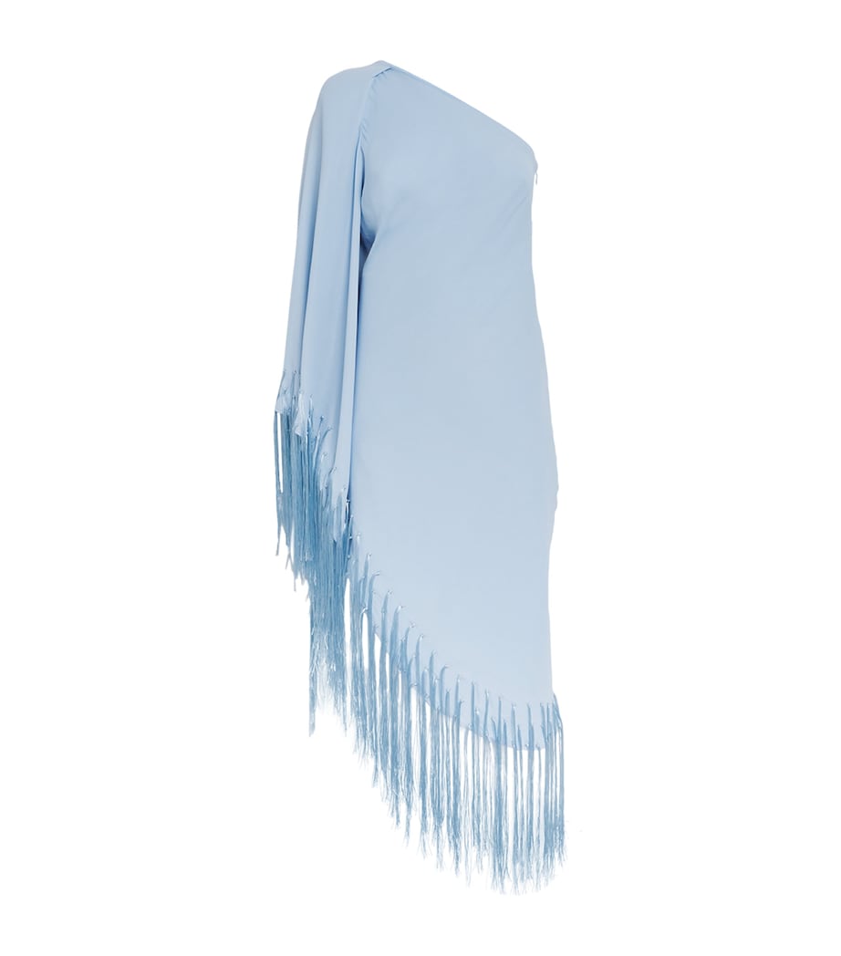 Fringe-Detail Esperanza Midi Dress COASTAL Image 1